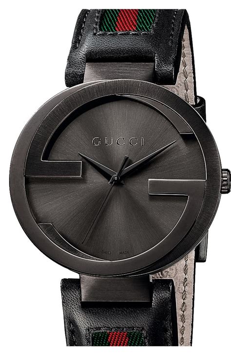 gucci interlocking g watch|gucci 126.2 men's wrist watch.